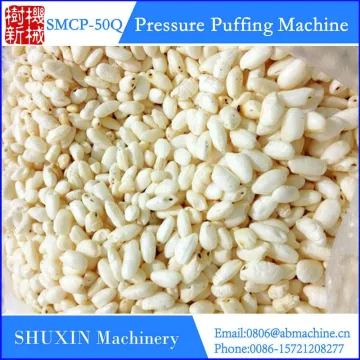 wheat screw puffing machine high capacity puffing machine