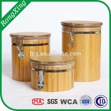 bamboo sealed canister,sealed pot,tea canister