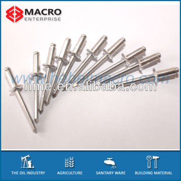 Macro brand steel mandrel rivets
