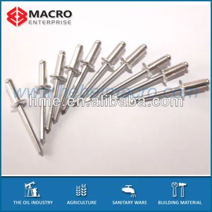 Macro brand steel mandrel rivets