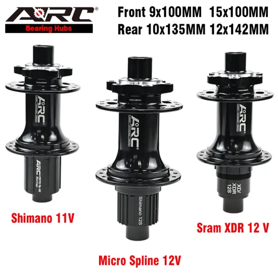 ARC Hub Mountain Bike Hub 009 HG / MS / XDR 32 Holes 6 Disc Bolt J-Bend MTB Hub NBK Disc Bearings Cycle Wheel Rim Hub 12 Speed