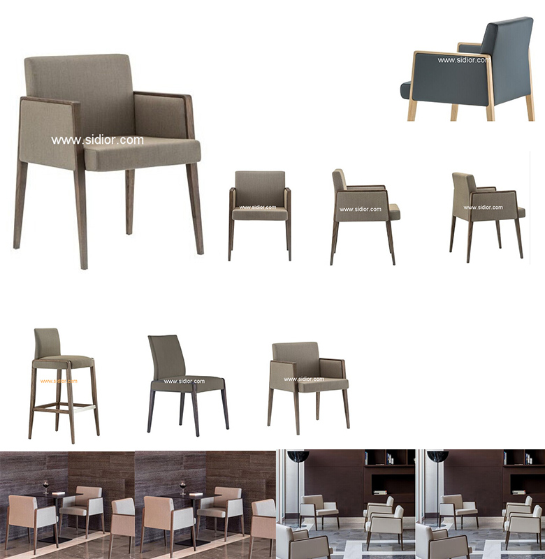 (SD-1008A) Modern Hotel Restaurant Dining Furniture Wooden Dining Chair