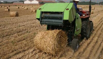 Biomass pellet production machine hay baler