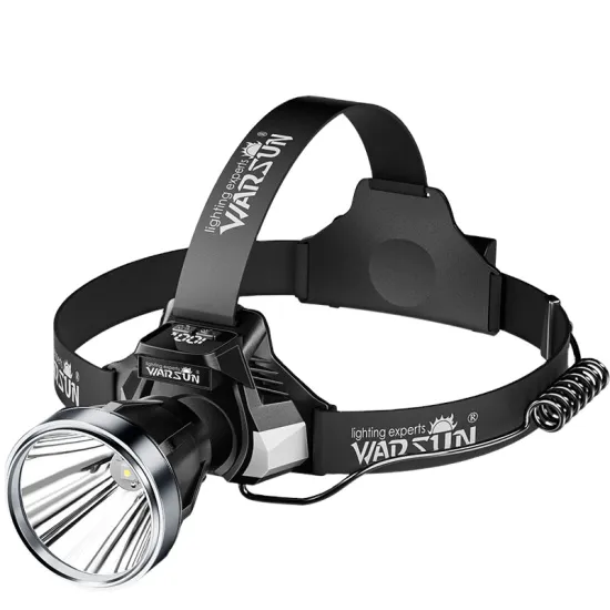 WARSUN JGT01 RTS: 2000Lm 4000mAh Waterproof Headlight with Wave Sensing Technology - Rechargeable and Adjustable