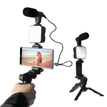 Vlog Kits: Microphone and Fill Light for YouTube, TikTok, and Live Streaming