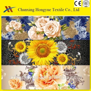150D polyester disperse printed fabric brushed fabric for bed sheets/weaving fabric
