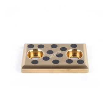 Stainless Steel Bronze Wear Plate Oil-Free Self-Lubricated Bearing Sleeve Bushing