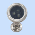 304SS 3WATT 105*105*85 מ&quot;מ IP68 אור נקודה מתחת למים