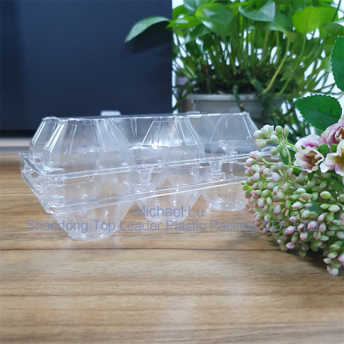 clear and reusable pvc material egg tray clamshell