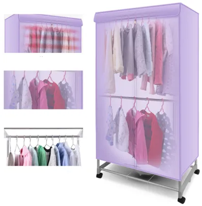 Foldable Clothes Dryer Cabinet with Pulley for Clothes Dryer