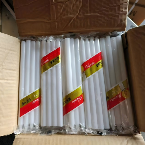 White Candles for Haiti Wholesale Paraffin Wax Candle