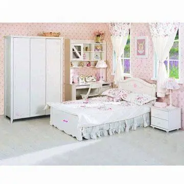 Bedroom Set, Made of Solid Wood or MDF, Suitable for Children