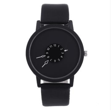 AliExpress 2019 ขายร้อนผู้ชายนาฬิกาหน้าปัดหรูหราสีดำนาฬิกาคลาสสิกแฟชั่น Casual นาฬิกาควอตซ์นาฬิกาข้อมือ