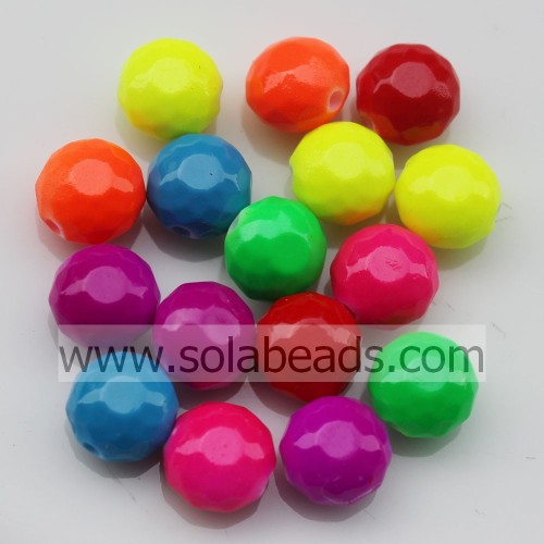 Doorzichtige 10 mm acryl plastic ronde Bubble Tiny kralen