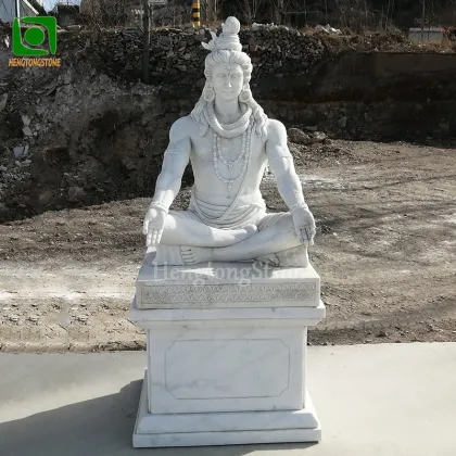 White Marble India Lord Shiva Statue