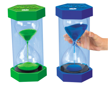 Plastic Teaching Educational Jumbo Sand Timer Hourglass Sand Glass Clock One Three Five Ten Minute