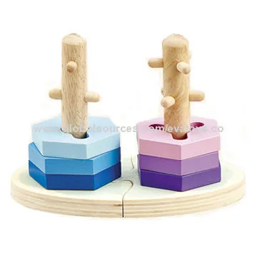 2014 New Kid's Wooden Stack and Sort Board