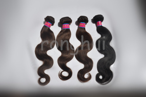 Tangle free 18 inch ombre color brazilian hair body wave