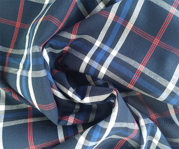 Checked Fabric Pattern Soft 100% Cotton Textile