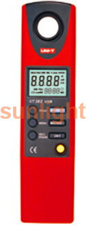 Digital Illuminometer , Lux/Fc, Datalogger, USB UT382