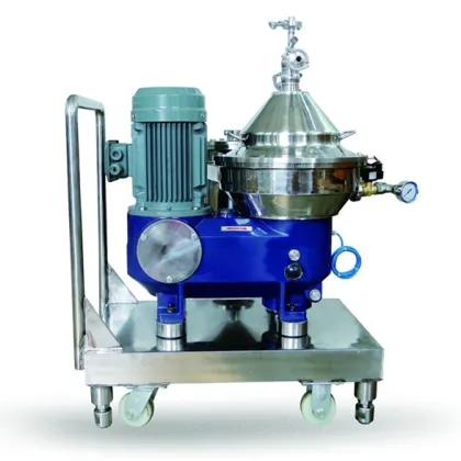 Full Automatic Disc Stack Milk Cream Separator Dairy Machine