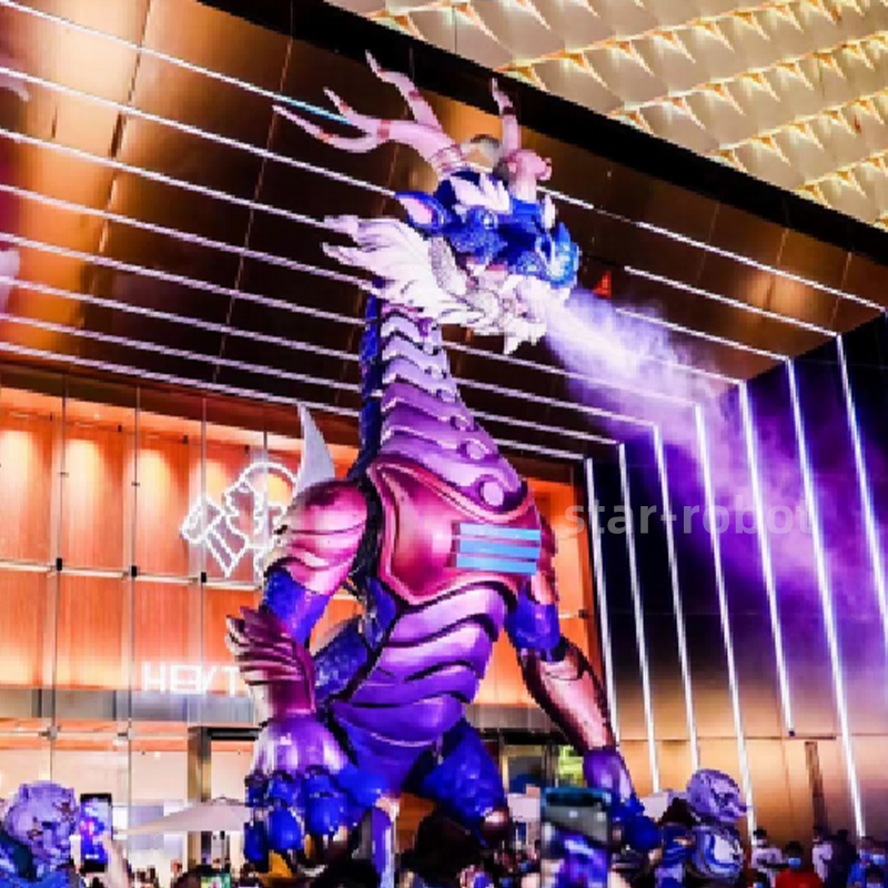 iron artist animatronic Dragon Mech