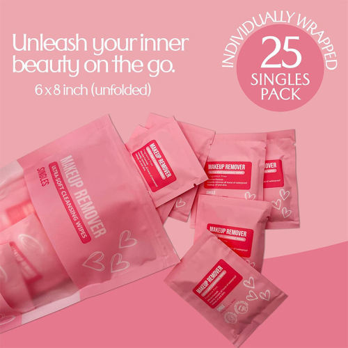 Na -customize na indibidwal na packaging eyelid makeup wipes