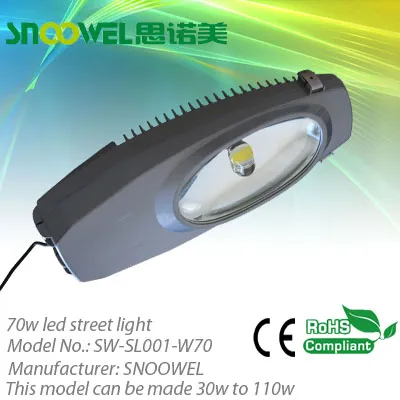 High Quality 70w Led Street Lamps From Shenzhen Supplier 
