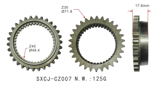 OEM 8-94310153-0 Gearbox Synchronizer Tooth Cone for ISUZU PICKUP TFR54 MSG5E 4JA1