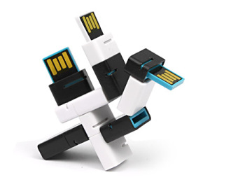 Plastic Portable USB 2.0 Metal Flash Memory Stick Storage Thumb U Disk