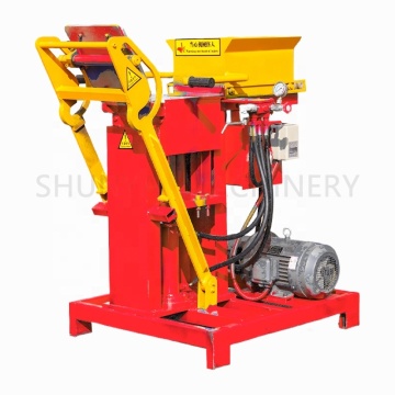 SY2-25 Clay Interlock Block Making Machine - Semi-Auto Brick Making Machinery for Sale