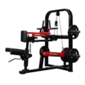 Multi menangani Lat Pulldown Plate Loaded Gym Equipment