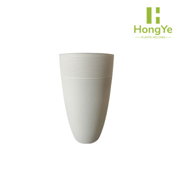 إناء زهور غير لامع متوسط ​​الحجم