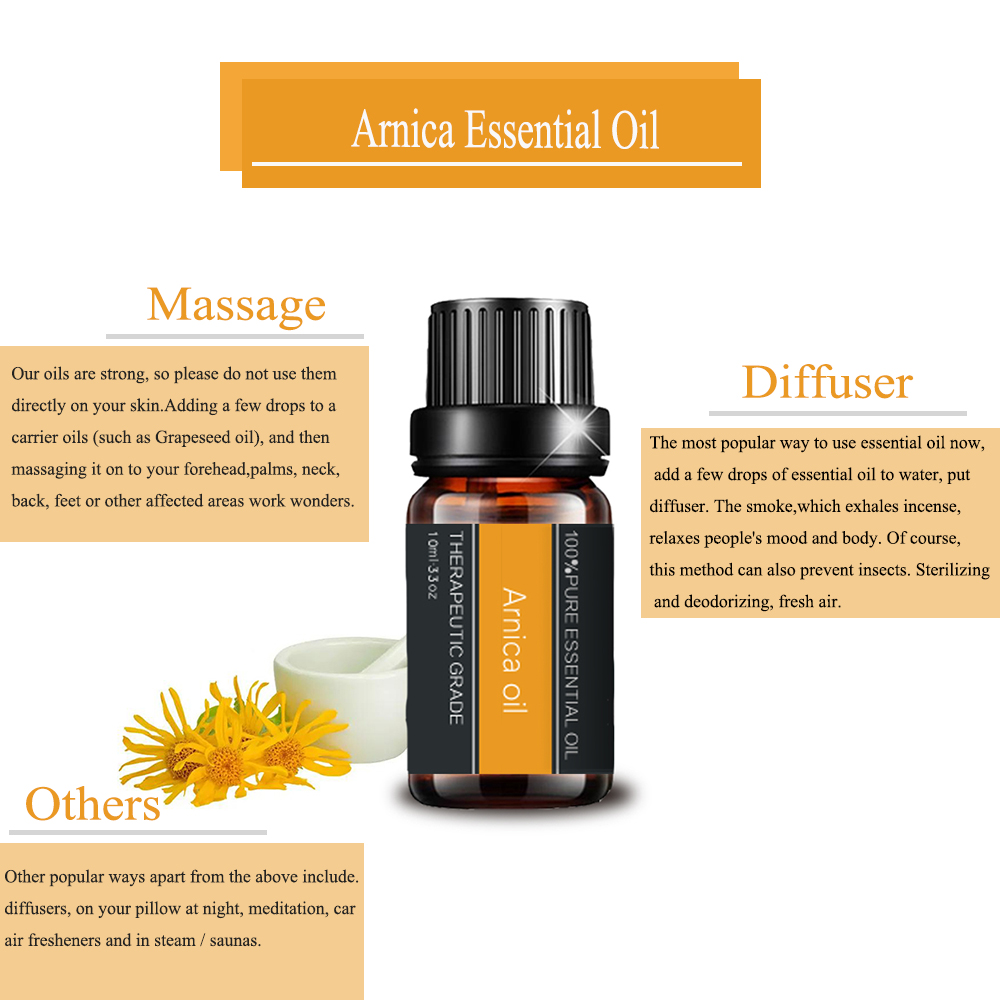 Arnica Essential Oil For SkinCare Body Massage Oil