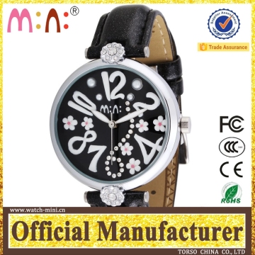 Korea mini brand 3d wrist watch buckle with logo 3atm water resistant stainless steel watch hand