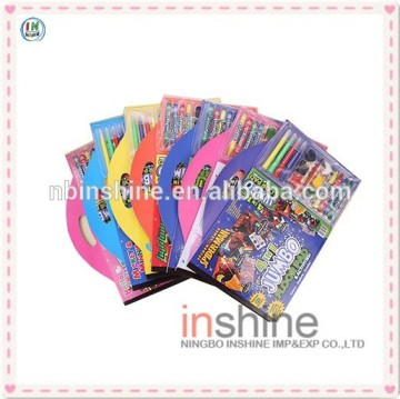 Libro de dibujo para niños y set de acuarela de crayón, almohadilla para colorear de dibujo, juego de relleno de color