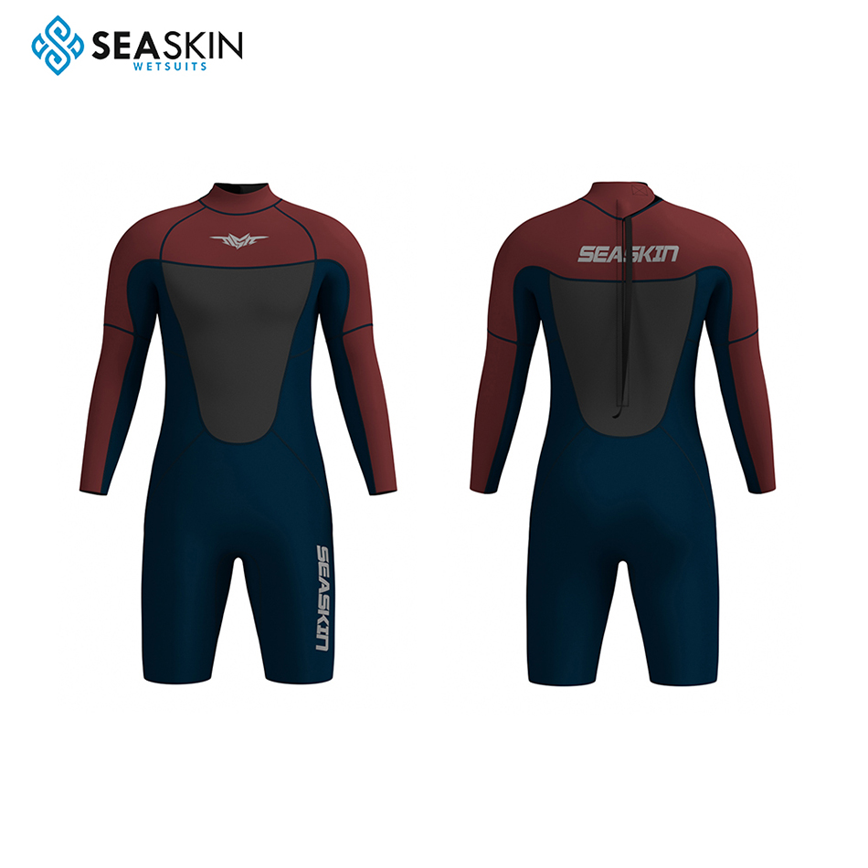 Seaskin Back Zip 부드러운 내구성 내구성 네오프렌 스프링복 wetsuit