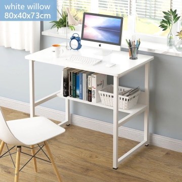 Pure witte vaste houten console tafel