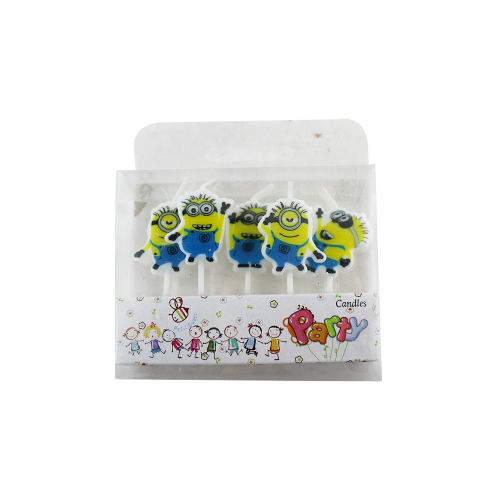Cute Minions Candle Cartoon Birthday Cake Candles