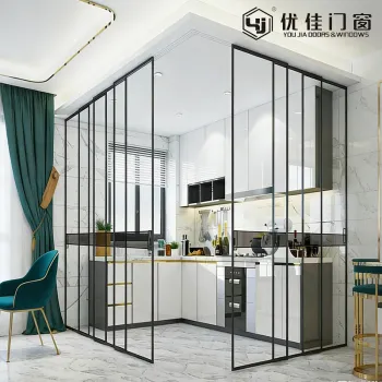 Minimalist Frameless Single Glass Sliding Door