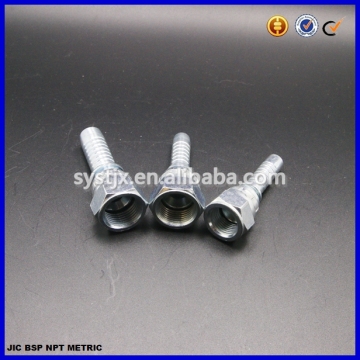 JIC female hydraulic carbon steel fitting