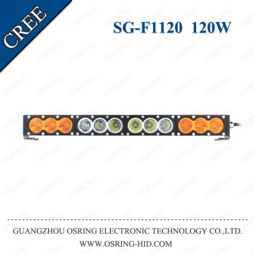 OSRING led light bar 20inch 120w High Performance Single Row Offroad with CE RoHs IP67 Approved
