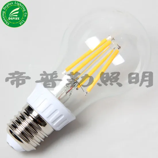 A60 A19 PS60 LED FILAMENT LAMP WITH PLASTIC