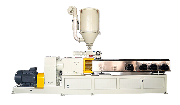 Extrusora cônica automática de dupla rosca PET para tubos