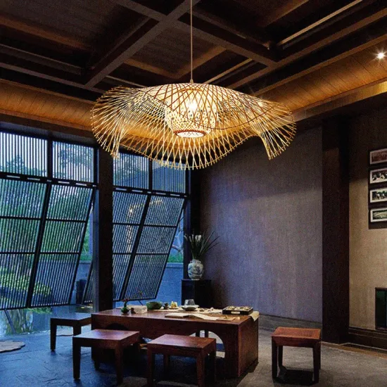 High-Quality Bamboo and Rattan LED Pendant Lights: Modern Décor for Your Kitchen and Dining Room