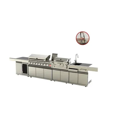 OEM Outdoor Stainless Steel BBQ Charcoal Grill Modular Kitchen Cabinets