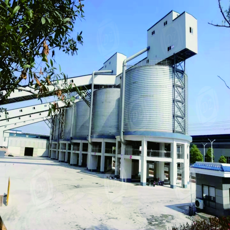 Fully enclosed welded steel silo