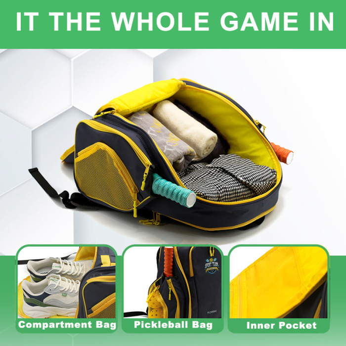 Durable Pickleball Bag with Insulated Compartment