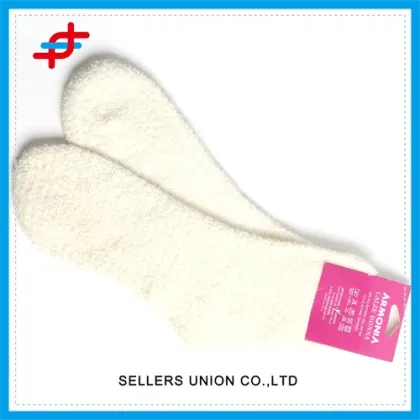 Warm Knitted Microfiber Fabric Socks For Kids Footwear