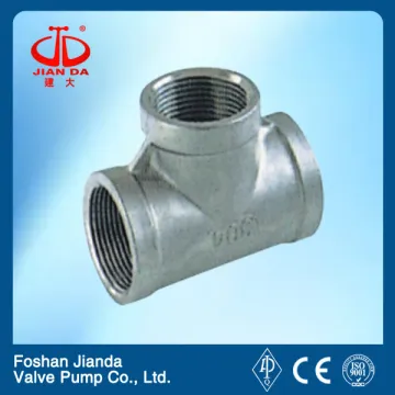 thread cast iron tee made in china